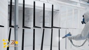 Sơn tĩnh điện đen mờ