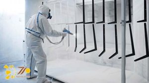 Dây chuyền sơn tĩnh điện thủ công