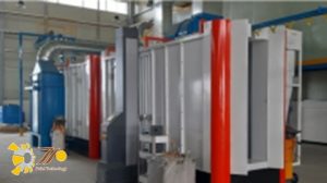 Lò sơn tĩnh điện mini