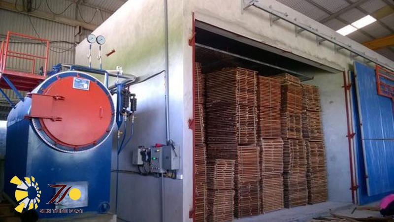 Lò sấy gỗ sử dụng hơi nước